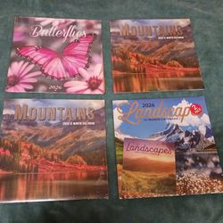 New 2026 12 Month Wall CALENDAR $5 EACH