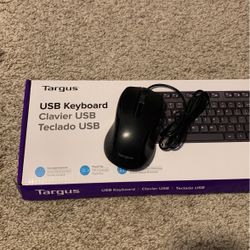 Targus USB Keyboard And Mouse