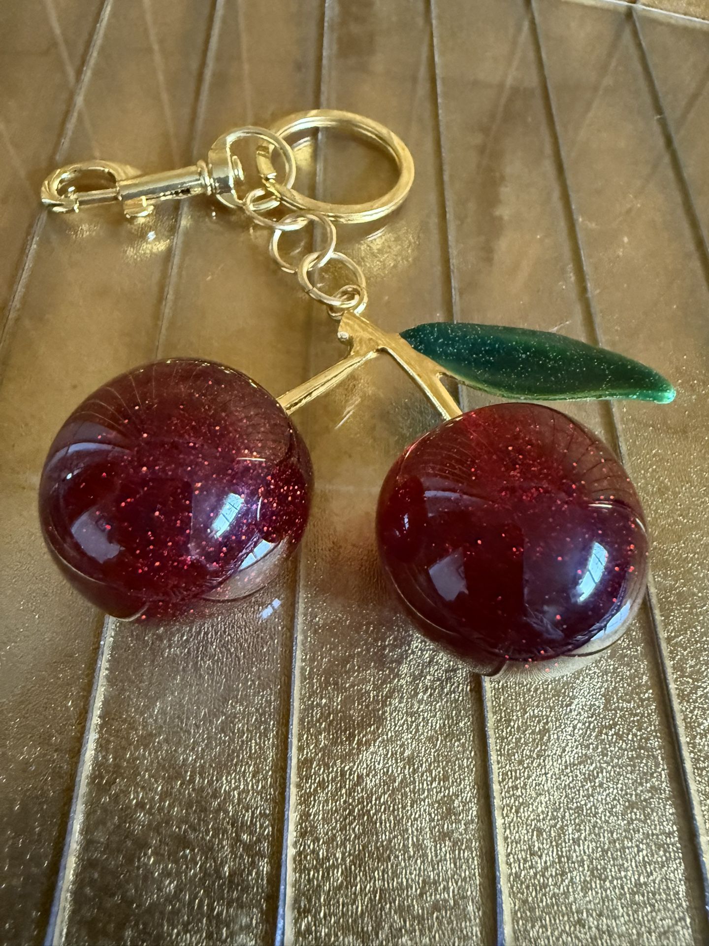 Coach, Cherries Keychain Made In Italy