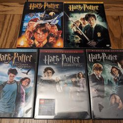 Harry Potter DVDs - 5 Films