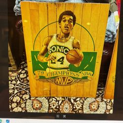Dennis Johnson 1979 Seattle Supersonics Nba Champions Artwork