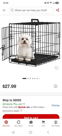 Small metal crate