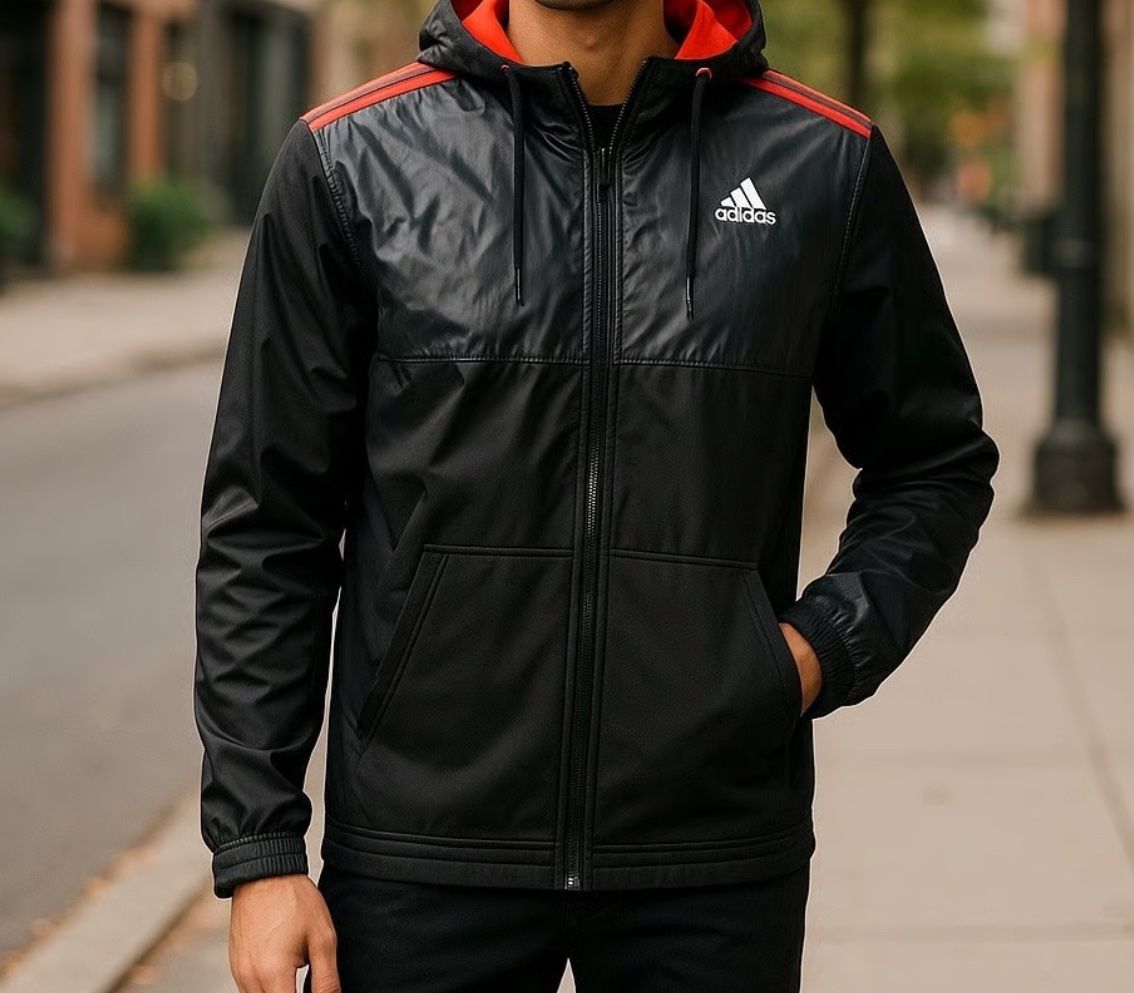 Adidas Hooded Tracksuit Jacket