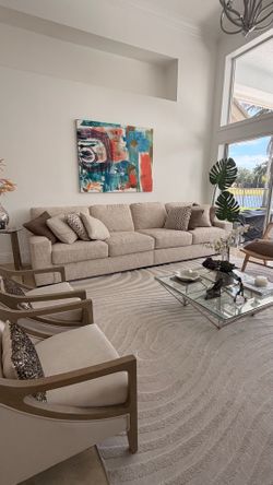 2 ways sofa ( regular 4 seats or L shaped)