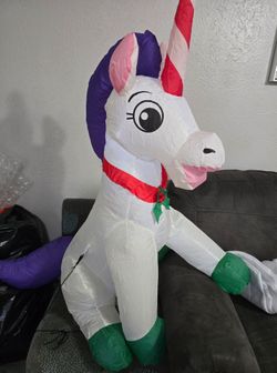 3.5 feet unicorn inflatable