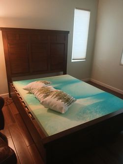 Bed and dresser