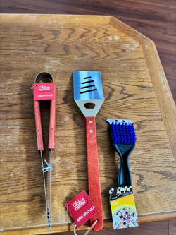 16" inch Barbecue Spatula,Tongs and brush-new
