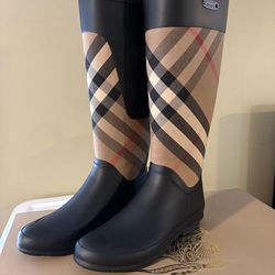Authentic Burberry Rain Boots