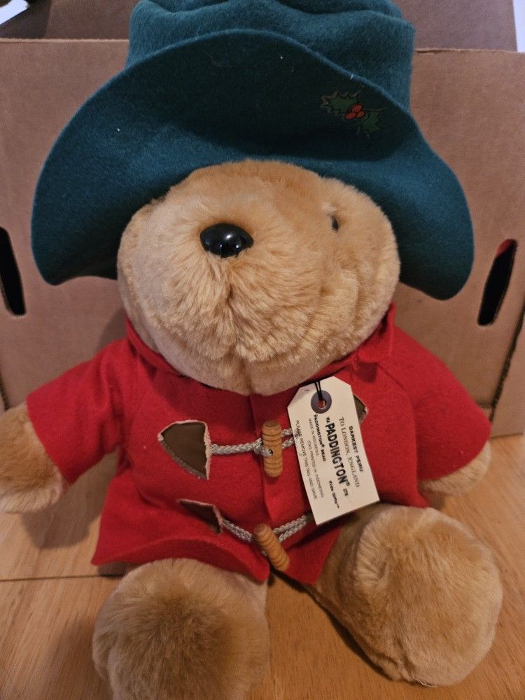 Eden Toys Paddington Bear Plush Animal Darkest Peru To London England Teddy RARE
