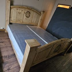 King Size Bed Frame With Box Springs