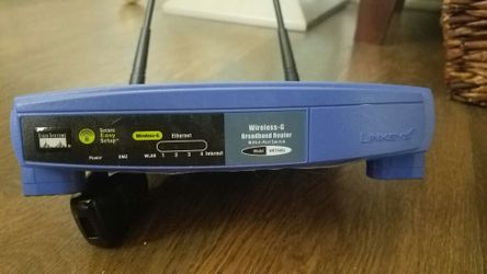 Linksys wireless - g. Router working perfectly