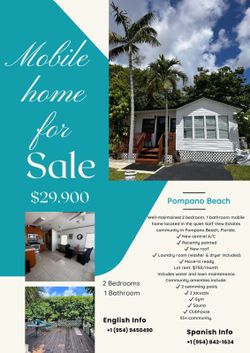 Mobile home for sale in Pompano Beach, FL