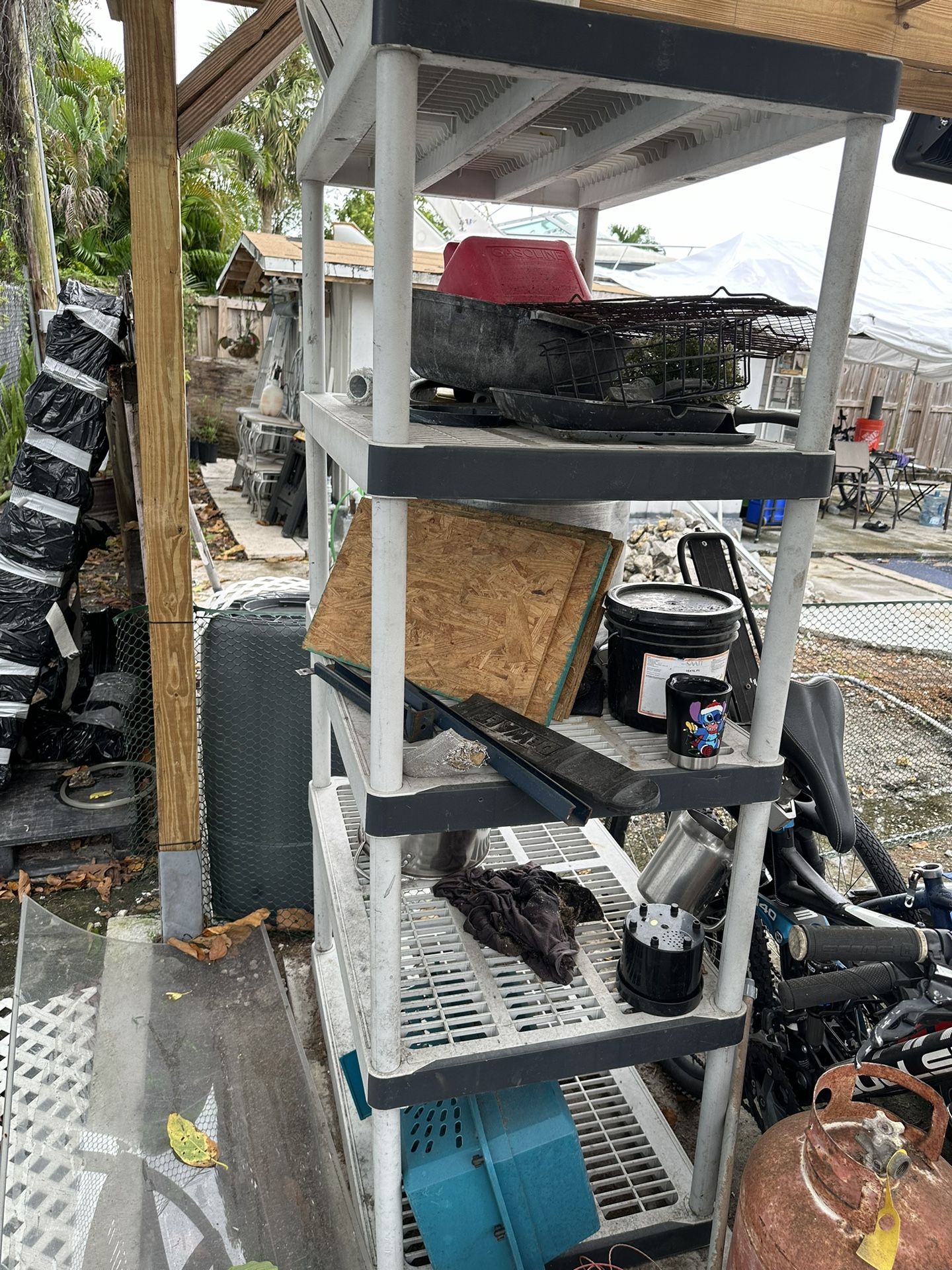 Plastic Storage Rack