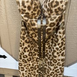 Animal print women’s dress