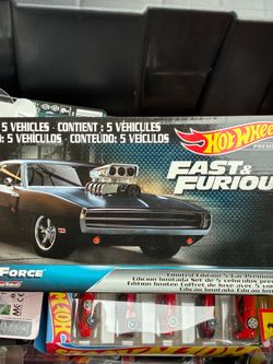 Hot wheels fast and furious set of 5 in original box