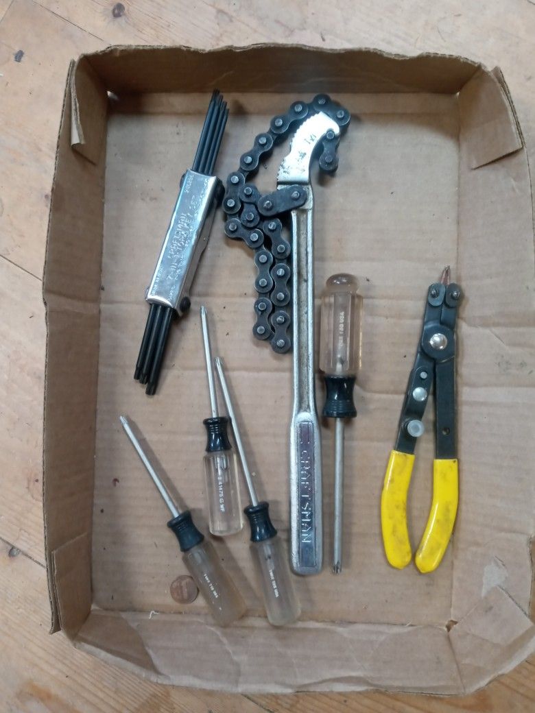 Box Of Craftsman Tools.