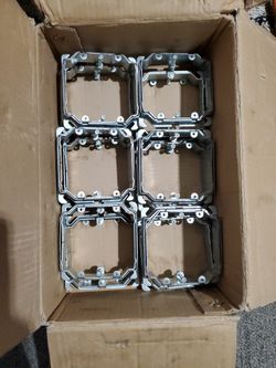 adjustable 2-gan mud ring adjust from ⅝to 1½ (Box of 12)