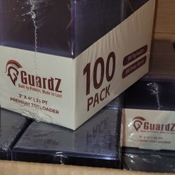 GuardZ!! 35pt Top Loaders and penny sleeves for Cards - 1000 Count each - Premium 3x4 Inch Trading Card