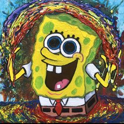 Spongebob Painting 20”x20”