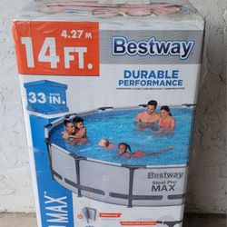 14 ft Pool with Filter Pump,  New in Box 