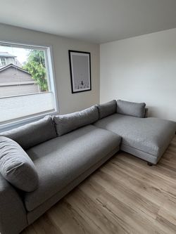 Joybird couch with right sided chaise