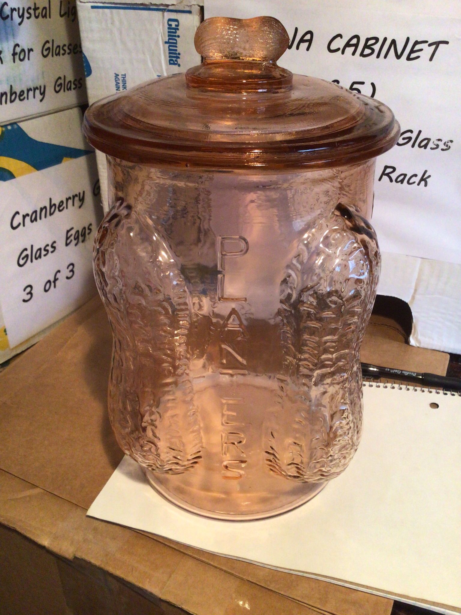 Vintage Planters Peanut Jar