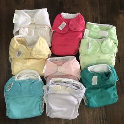 9 Bumgenius Cloth Diapers 