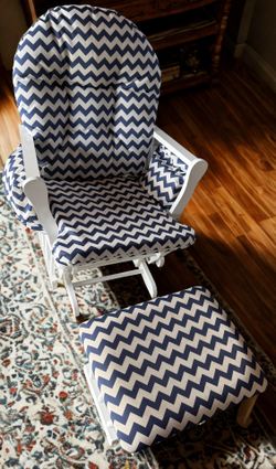 Rocking chair and foot stool