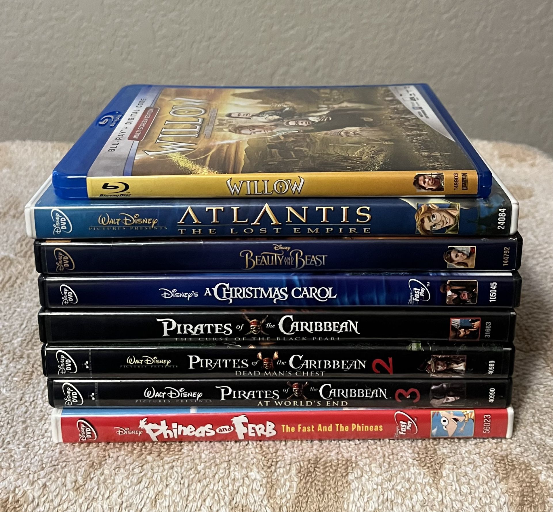 Disney Movies, DVD Lot (Lot of 8 Movies)