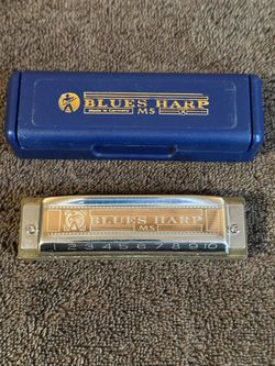 Hohner Blues Harp MS Harmonica Key of C - Mint Condition (Used 1x!)