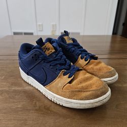 Nike SB Dunk Low PRM 90's Backpack Midnight Navy Desert Men Size 5.5