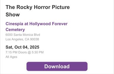 The Rocky Horror Picture Show - Hollywood Forever Cemetery