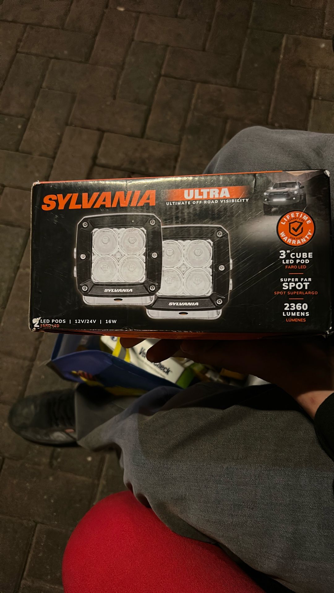 Sylvania Ultra Ultimate Off-Road Visibility 3 Inch Cube Super Far Spot 2360 Lm