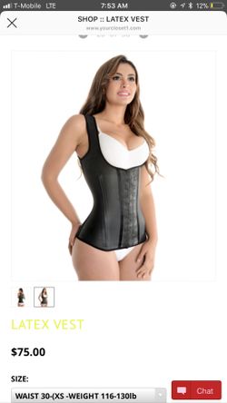 Latex vest