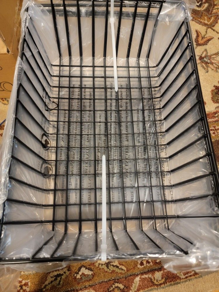 6 Pack Wire Storage Bins