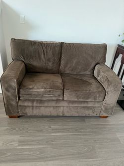 Loveseat with bed