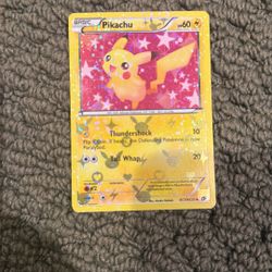 Rare Pikachu Holo Card