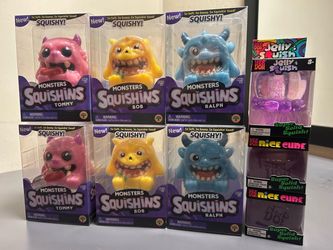 Monsters Squishins & Nee Doh Squishy Toys Bundle
