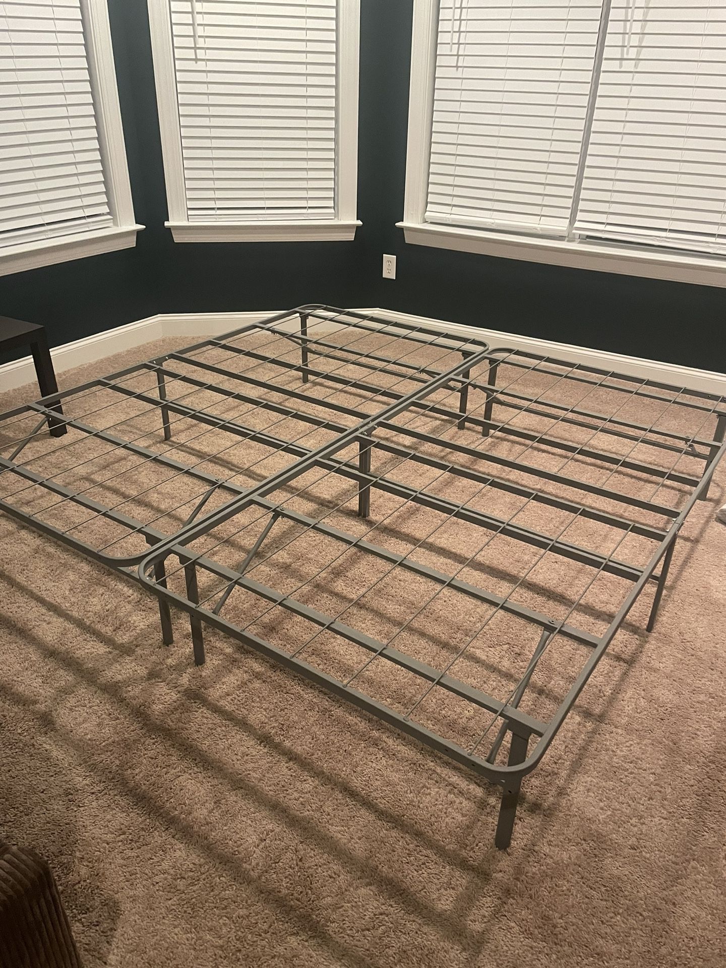 14” King Metal Bed Frame (Foldable)