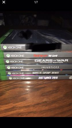 Xbox One lot of 5 games.