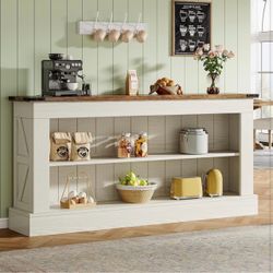 63" Console Table, Long Entryway Table Sofa Table With Storage Zoom
