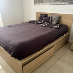 Queen IKEA Bed & Mattress 
