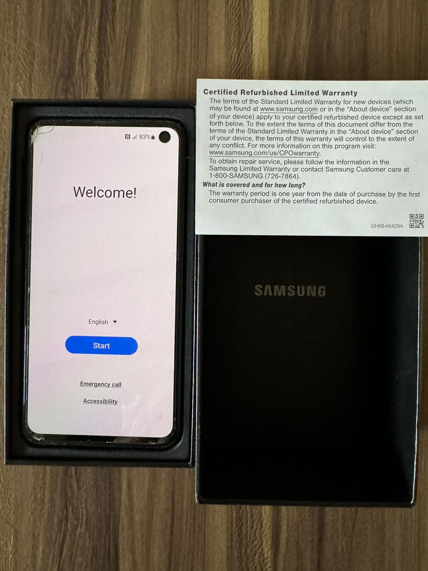 Certified Re-Newed Samsung S10e