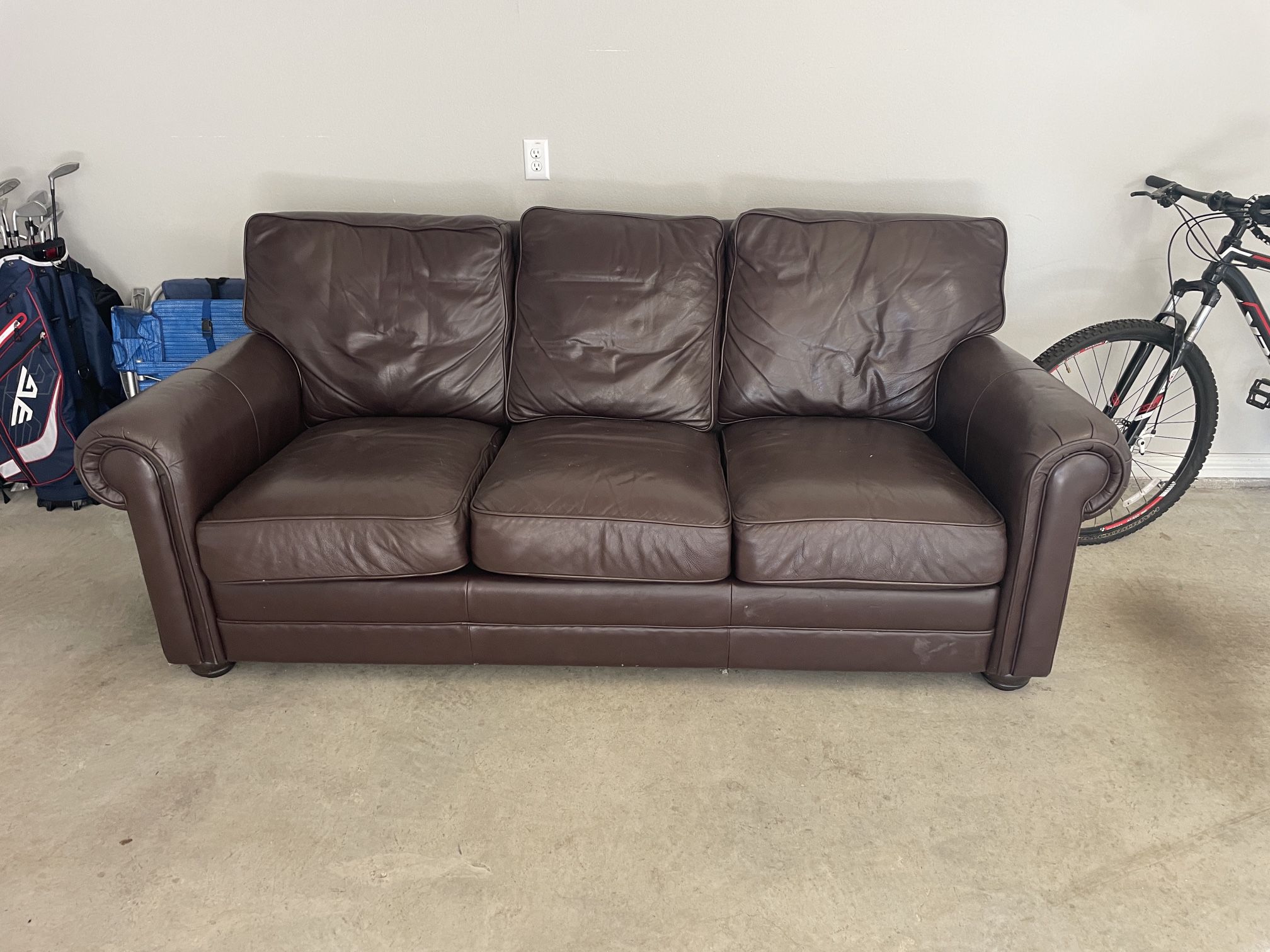 All Leather Couch - Quality