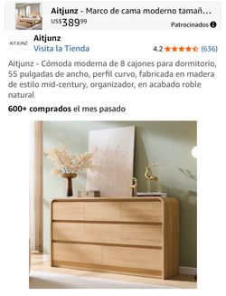 Comoda  de 8 Cajones