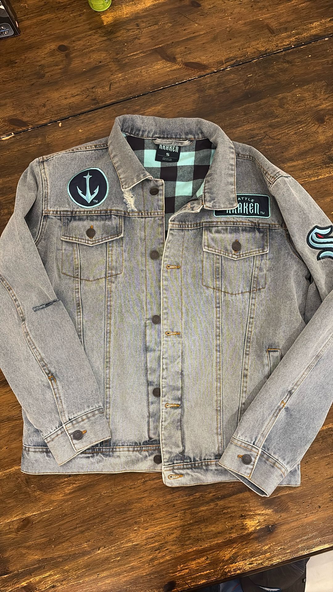 Jean Jacket Seattle Kraken