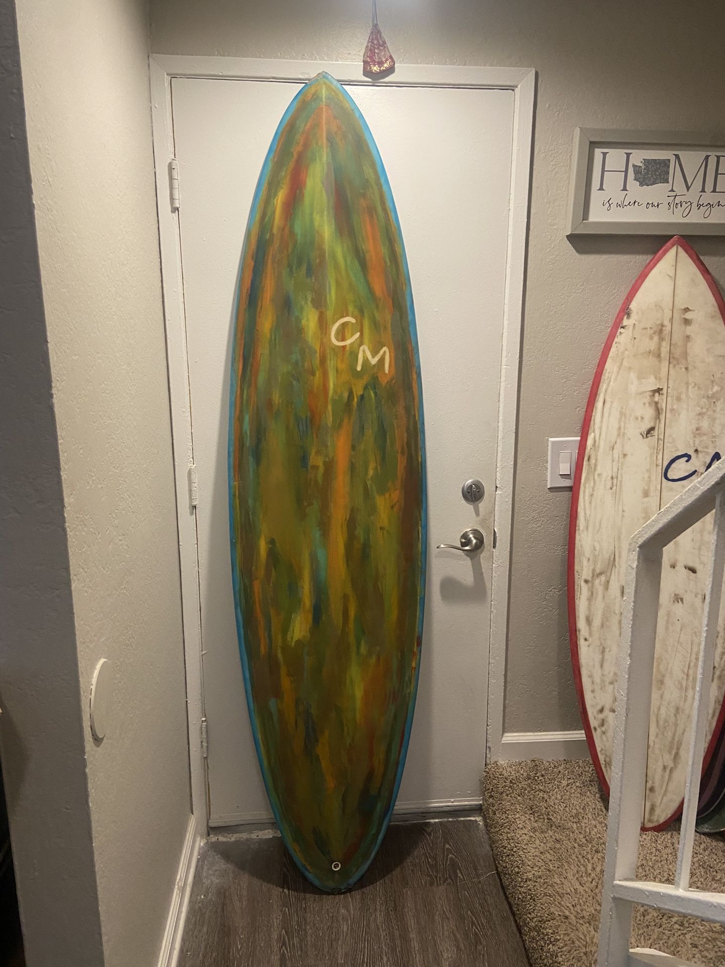 Classic Malibu Surfboard 205cm