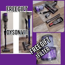 DYSON V11 DRIVE CORLESS VACUUM PURPLE & BLUE FREE GIFT 1 NEW FILTER