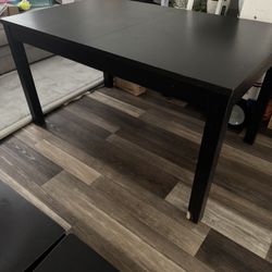 IKEA black bjursta (smaller size) table for sale Fully adjustable
