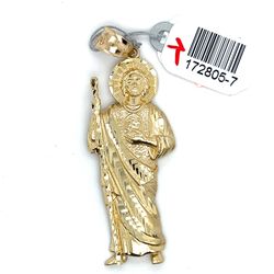 14kt Gold Medium San Judas Pendant 4.70grams 172805 7